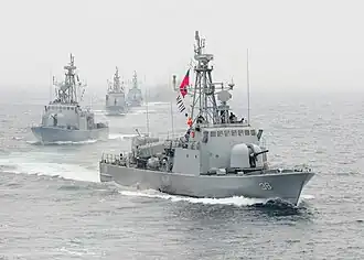 Chilské raketové čluny původně německé třídy Tiger