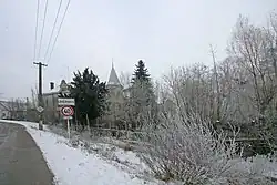 Trasa 4239 vstupující do Uherska