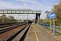 Nástupiště směr Pardubice