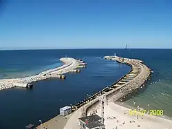 Ústí Parsęty v Kolobřehu