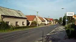 Mladoboleslavská ulice (výjezd z Mělníka).