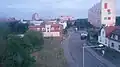 Pohled z věže na ulici Na sádce