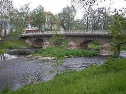 Řeka Ulster ve městě Geisa