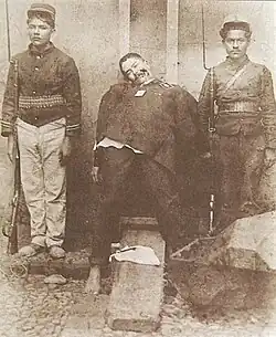 Poprava v Medellínu, kolem roku 1906