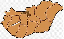 Arcidiecéze ostřihomská na mapě