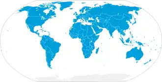 Mapa členských států OSN