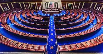 Zasedací sál Sněmovny reprezentantů