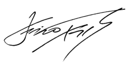Heino Ferch – podpis