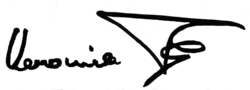 Veronica Ferresová – podpis