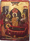 Uspenije, ikona z Makedonie