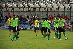 Venkovní zápas fotbalistů Jeseníku s FK Bospor Bohumín