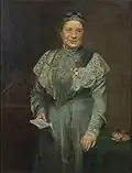 Rudolf Vácha - Podobizna Věnceslavy Lužické-Srbové (1905)