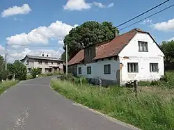 Příjezd do Václaví od jihu