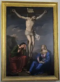 Kalvárie z kostela v Liboci, 1845