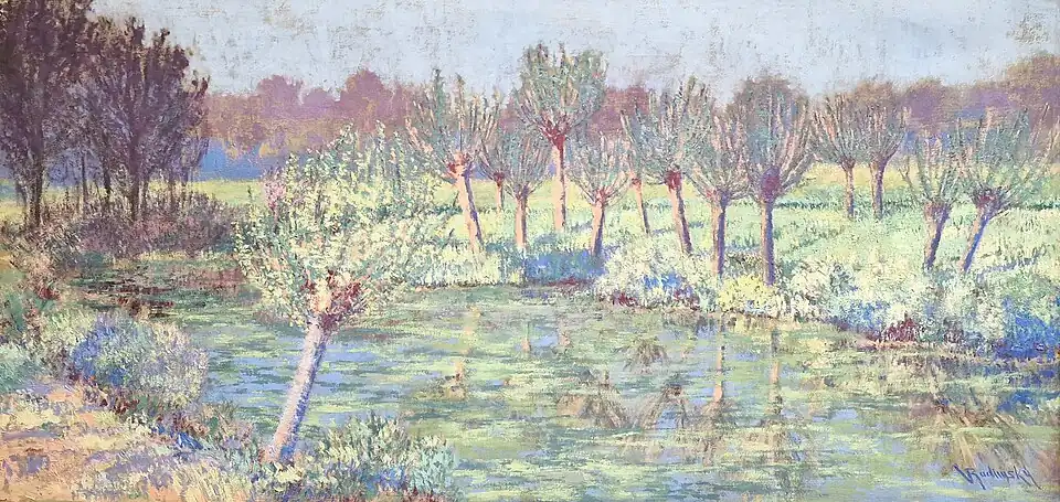 Vrbina na jaře - Normandie