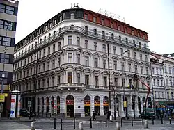 Budova na Václavském náměstí čp. 52, Ve Smečkách, kde sídlily kanceláře právního oddělení JSČZ