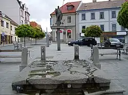 Příbram - Václavské nám.Pražská ulice