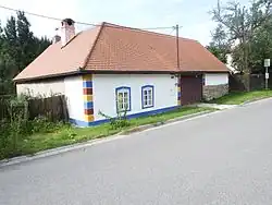 Památkově chráněný dům č.p. 231, součást vesnické památkové zóny