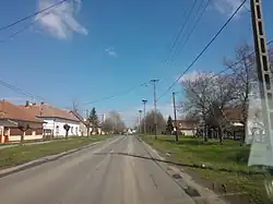 Hlavní ulice ve Vésztő