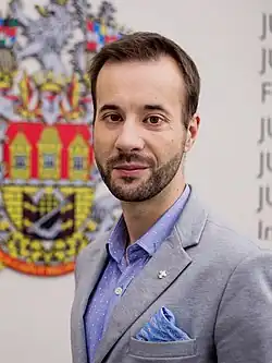 Vít Šimral v lednu 2019