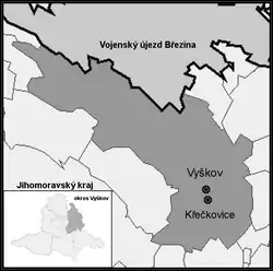 Křečkovice na mapě
