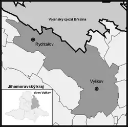 Rychtářov na mapě