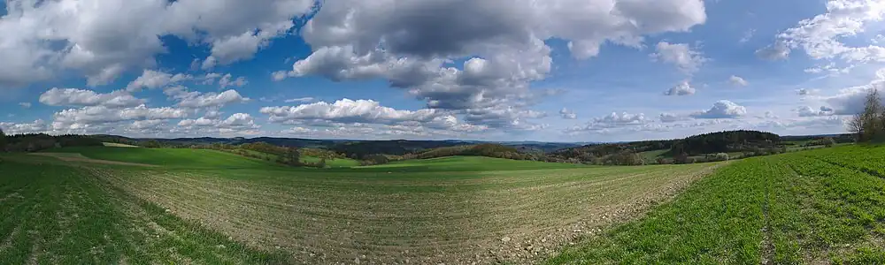 Výhled od Veselského Chlumu