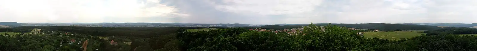 Výhled z Rozhledny Soběšice