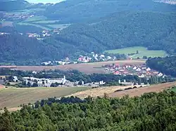 Výhled ze Svatské skály