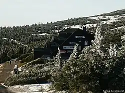 Turistické rozcestí u Výrovky