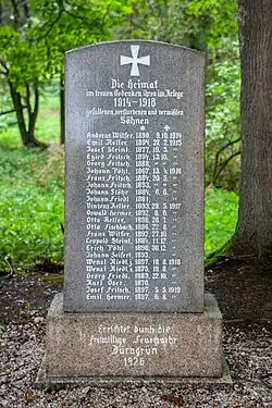 Pomník obětem první světové války