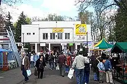 Hlavní pavilon A během výstavy