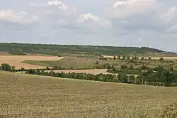 Velebudická výsypka místo bývalé obce