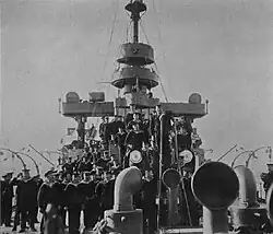 Věž na válečné lodi SMS Erzherzog Friedrich