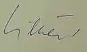 Věněk Šilhán, podpis