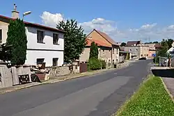 Ulice směrem k Zabrušanům