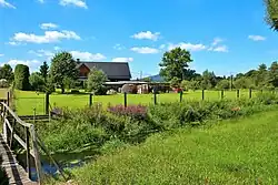 Velký Valtinov, v popředí Panenský potok