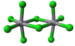 Krystalová struktura V2Cl10