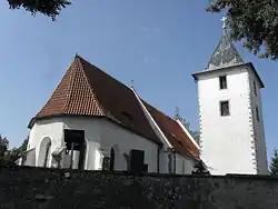 Farní kostel Narození sv. Jana Křtitele ve Velkém Boru.