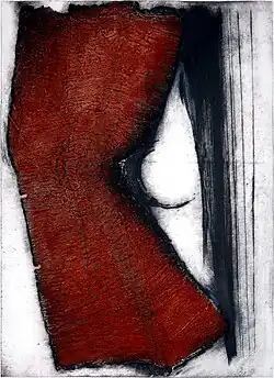 Vstup, kombinovaná technika 60x43 cm (1987)