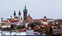 Pohled na centrum Klatov