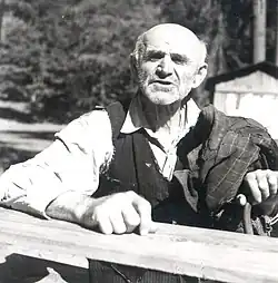 Václav Svoboda Plumlovský v kempu Žralok (červen 1955)