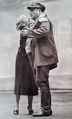 Valja Petrová a Valentin Šindler (stréček Křópal), 1932