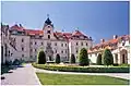 Nádvoří zámku ve Valticích
