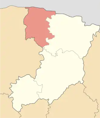 Poloha rajónu v Rovenské oblasti