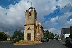 Veclov kostel Všech svatých věž.jpg