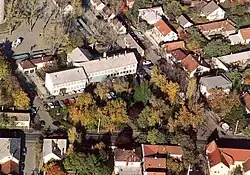 Letecký pohled na Vecsés