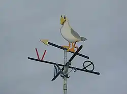 Větrná růžice s korouhvičkou (Dánsko)