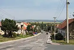 Náves ve Velešovicích