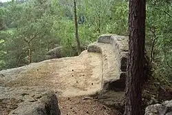 Vyhlídková plošina nad zrcadlárnou Rabštejn